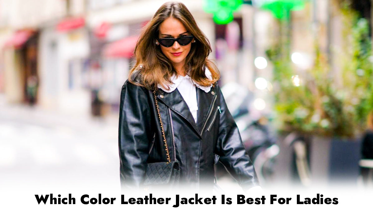 Best color for leather jacket cheap