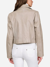 Load image into Gallery viewer, Beige Cropped Jacket For Womens