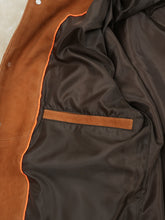 Load image into Gallery viewer, Mens Suede Trucker Jacket