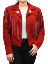 Load image into Gallery viewer, ErikaSuedeFringeJacket