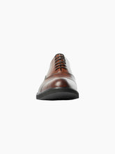 Load image into Gallery viewer, Tobacco Rubber Sole Oxford Cap Toe Dress Shoe