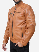 Lade das Bild in den Galerie-Viewer, classic leather motorcycle jacket