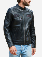 Load image into Gallery viewer, genuine leather flying jacket