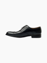 Load image into Gallery viewer, Dublin Black Wingtip Oxford Leather Sole Dress Shoes
