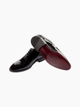 Load image into Gallery viewer, Valencia Black Patent Oxford Cap Toe Dress Shoe