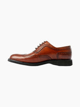 Load image into Gallery viewer, Dublin Antique Cognac Rubber Sole Dress Shoes