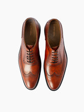 Load image into Gallery viewer, Dublin Antique Cognac Rubber Sole Dress Shoes