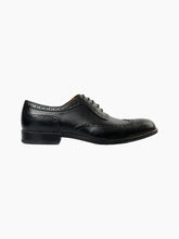 Load image into Gallery viewer, Dublin Black Wingtip Oxford Leather Sole Dress Shoes