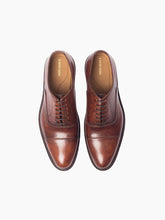 Load image into Gallery viewer, Handcrafted Tobacco Patina Oxford Cap Toe Dress Shoe