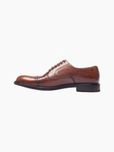 Load image into Gallery viewer, Handcrafted Tobacco Patina Oxford Cap Toe Dress Shoe