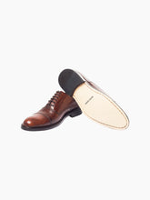 Load image into Gallery viewer, Handcrafted Tobacco Patina Oxford Cap Toe Dress Shoe