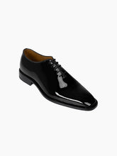 Load image into Gallery viewer, Lisbon Black Patent Leather Whole Cut Oxford Dress Shoes