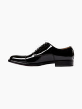 Load image into Gallery viewer, Munich Black Patent Oxford Cap Toe Dress Shoe