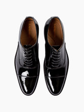Load image into Gallery viewer, Munich Black Patent Oxford Cap Toe Dress Shoe