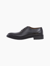 Load image into Gallery viewer, Valencia Black Oxford Cap Toe Leather Dress Shoe