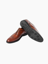Load image into Gallery viewer, Dublin Antique Cognac Rubber Sole Dress Shoes