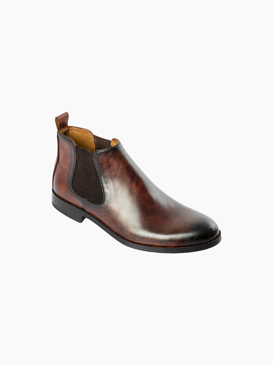 Sao Paulo Tobacco Patina Chelsea Boots - Petersign display picture 2