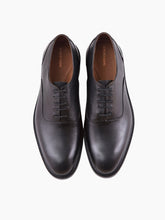 Load image into Gallery viewer, Valencia Black Oxford Cap Toe Leather Dress Shoe