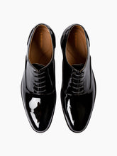 Load image into Gallery viewer, Valencia Black Patent Oxford Cap Toe Dress Shoe