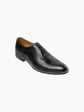 Load image into Gallery viewer, Dublin Black Wingtip Oxford Leather Sole Dress Shoes