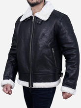 Load image into Gallery viewer, shearling collar jacket