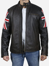 Load image into Gallery viewer, motorcycle leather jacket for men