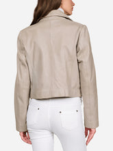Load image into Gallery viewer, Beige Cropped Jacket For Womens
