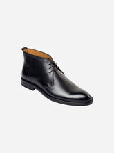 Load image into Gallery viewer, Elegant Black Leather Ankle Boots
