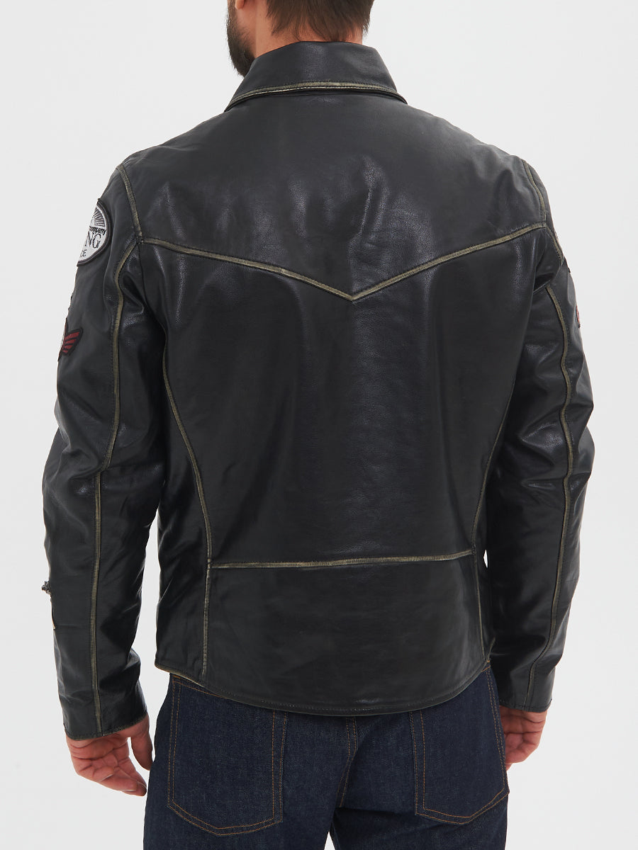 Long motorcycle jackets best sale