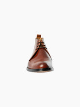 Load image into Gallery viewer, Handcrafted_Cognac_Leather_Ankle_Boots
