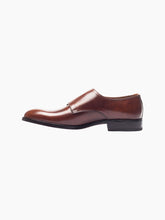 Load image into Gallery viewer, Double Monk Strap Tobacco Patina Shoes
