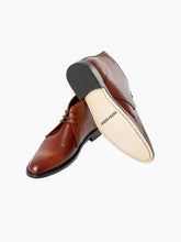 Load image into Gallery viewer, Derby Antique Cognac Lace Up Shoe

