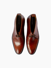 Load image into Gallery viewer, BostonHandcraftedCognacAnkleShoes

