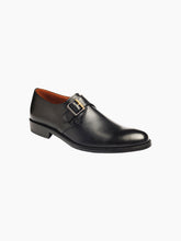 Load image into Gallery viewer, Formal Black Monk Strap Shoes with Leather Sole
