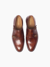 Load image into Gallery viewer, Tobacco Patina Double Monk Strap Shoes
