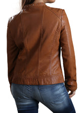 Load image into Gallery viewer, Perforated Motorcycle Jacket For Women
