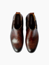 Load image into Gallery viewer, Sao Paulo Handmade Tobacco Patina Chelsea Boot
