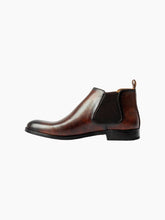 Load image into Gallery viewer, Sao Paulo Leather Tobacco Patina Ankle Shoes
