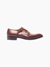 Load image into Gallery viewer, Tobacco Patina Double Monk Strap Shoes
