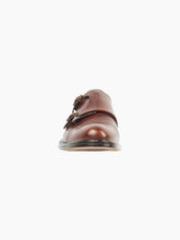 Load image into Gallery viewer, Tobacco Patina Double Monk Strap Shoes For Men

