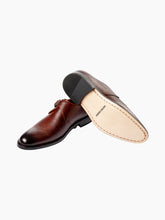 Load image into Gallery viewer, Tobacco Patina Monk Strap Leather Sole Shoe 
