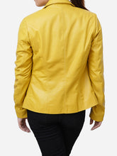 Load image into Gallery viewer, Casual Classic Fitted Style Women Yellow Blazer
