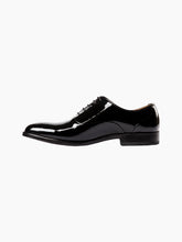 Load image into Gallery viewer, Valencia Black Patent Oxford Cap Toe Dress Shoe
