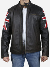Load image into Gallery viewer, motorcycle leather jacket for men